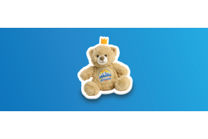 Regal Toys - Printed ECO 20cm Honey Catherine Bear - Product of the Year Award 2025