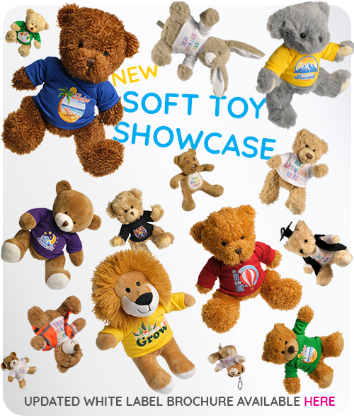 Wholesale Products | Trade Prices - New White Label Brochure - Soft Toy Showcase