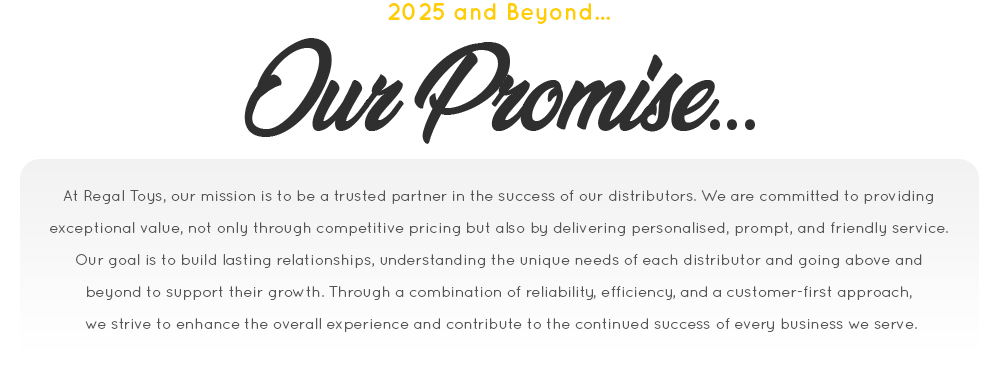 Our Promise